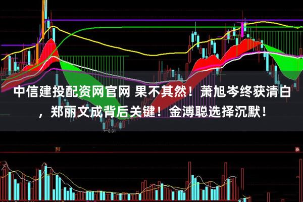 中信建投配资网官网 果不其然！萧旭岑终获清白，郑丽文成背后关键！金溥聪选择沉默！
